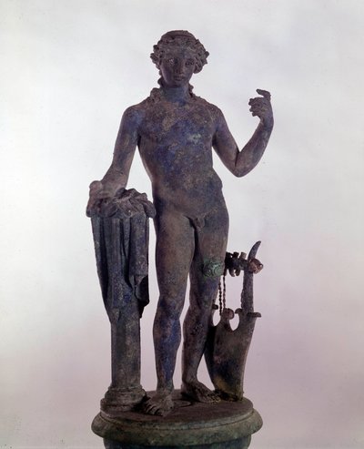 Roma sanatı: bronz Apollon heykeli. Roma
