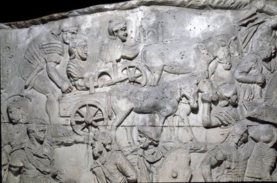 Roma sanatı: “” Roma ordusu devam ediyor”” İmparator Trajan (53-117) döneminde Roma