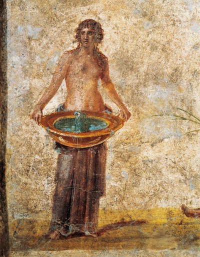 Roma uygarlığı - Pompei'den bir kova su taşıyan kadın by Roman Roman