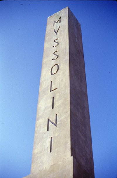 Roma Foro Italico. Mussolini