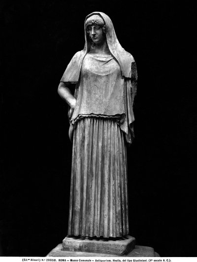 Hestia Heykeli (mermer) by Roman Roman