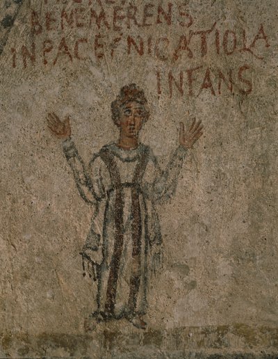 Ölen çocuk Nikatoila (fresk) by Roman Roman
