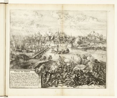 Beleg en inname van Grave, 1586 Kayıt (nesne üzerindeki başlık) Flanders Savaşları (dizi başlığı) by Romeyn de Hooghe