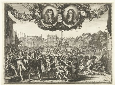 De Witt kardeşlerin öldürülmesi, 1672 by Romeyn de Hooghe