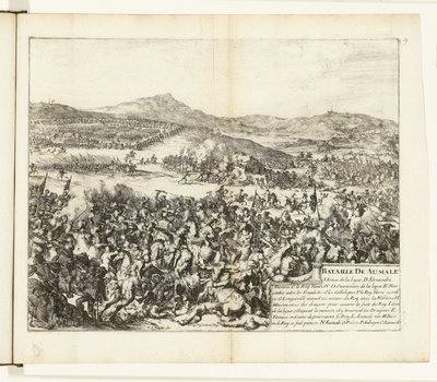 Cüruf bij Aumale, 1592 Aumale Savaşı (nesne üzerindeki başlık) Flanders Savaşları (dizi başlığı) by Romeyn de Hooghe