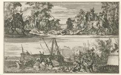Fransız Vahşetlerinin İki Tasviri, 1672 by Romeyn de Hooghe