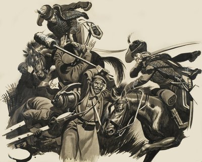 Savaş Sahnesi by Ron Embleton