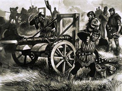 Canon kovuluyor by Ron Embleton