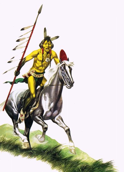 Cheyenne savaşçısı by Ron Embleton