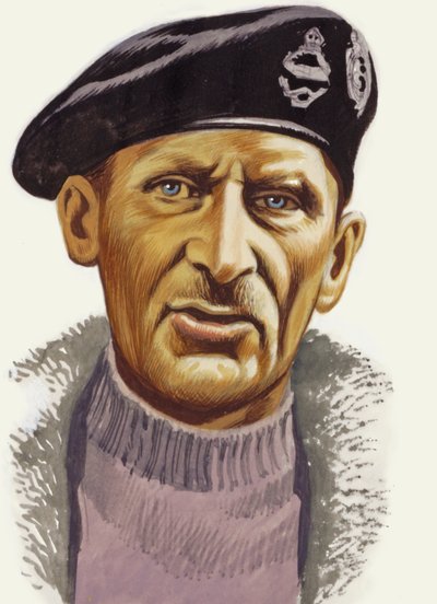 General Montgomery (kağıt üzerine guaj) by Ron Embleton