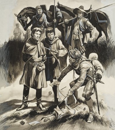 Kağıt Para (kağıt üzerine guaj) by Ron Embleton
