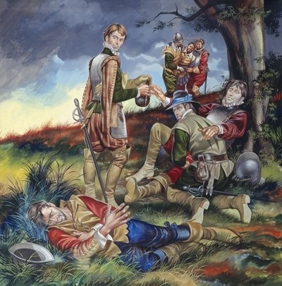 Sir Philip Sidney (1554-86) Zutphen Savaşı