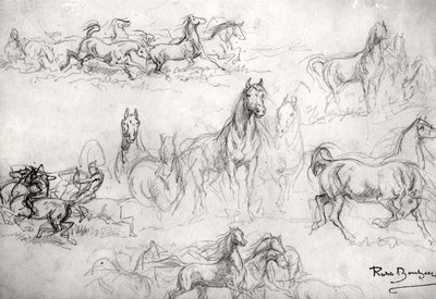 Atların Çalışması by Rosa Bonheur