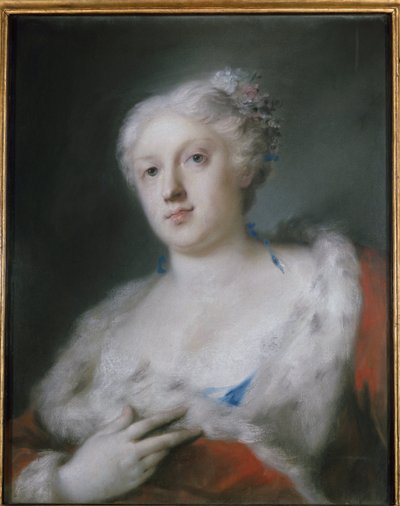 Otoportre (Otoportre) Tablo Rosalba Carriera (1675-1757) tarafından Turin, Galleria Sabauda by Rosalba Giovanna Carriera