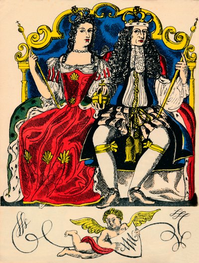 William III ve Mary II, Büyük Britanya ve İrlanda Kralı ve Kraliçesi, 1688, 1932 by Rosalind Thornycroft
