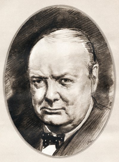 Ünlü Adamların Yaşayan Biyografilerinden Sir Winston Leonard Spencer-Churchill. by Ross Gordon
