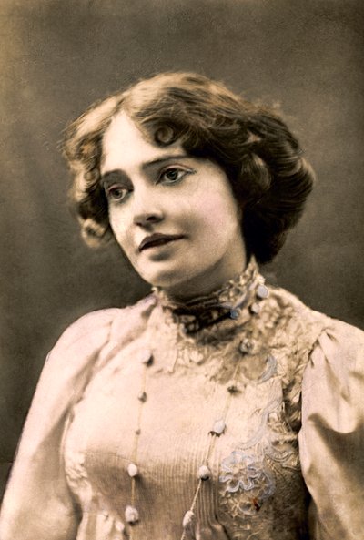 Dorothea Baird 1875-1933, İngiliz aktris, 1903. by Rotary Photo