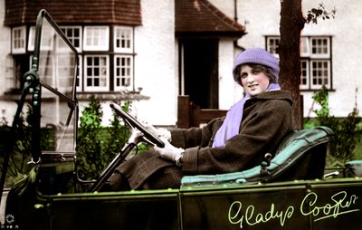 Gladys Cooper 1888-1971, İngiliz aktris, 20. yüzyılın başlarında. by Rotary Photo