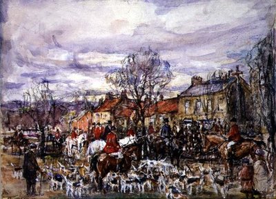 Av Köpeklerinin Buluşması by Rowland Henry Hill