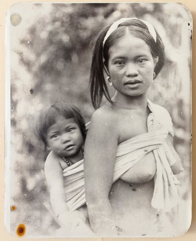 Ifugao anne ve çocuğu by Roy Barton