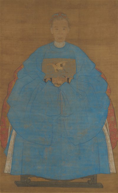 Yaşlı Bir Kadının Portresi, tarihli xinyou 1561 veya 1621. by Ruan Zude