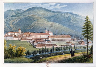 Messrs Hartmann ve Fils Fabrikası, Munster, Alsace, Fransa, 1842 by Rudolf Huber