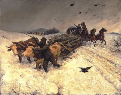 Kızak gezintisi by Rudolf Koller