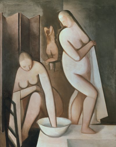 Banyolarında Üç Kadın by Rudolf Kremlicka