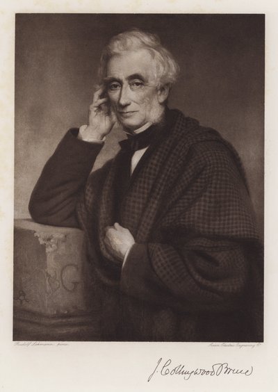 John Collingwood Bruce (taş) by Rudolf Lehmann
