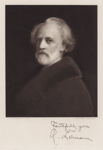 Rudolf Lehmann, Otoportre (taş) by Rudolf Lehmann