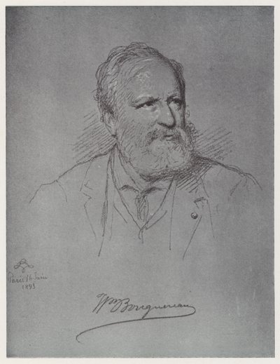 William Adolphe Bouguereau (taş) by Rudolf Lehmann