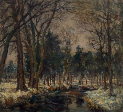 Schleissheim parkında by Rudolf Petuel