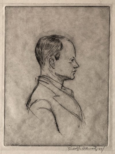 Portre by Rudolf Schwartz