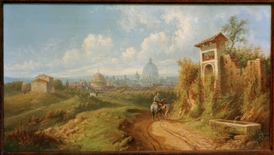 Roma manzarası by Rudolf von Alt