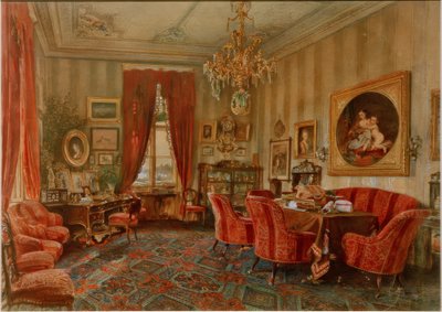 Makart döneminin Viyana salonu by Rudolf von Alt