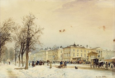 Kuzey İstasyonu, Viyana; Nordbahnhof, Viyana, 1852 by Rudolf von Alt