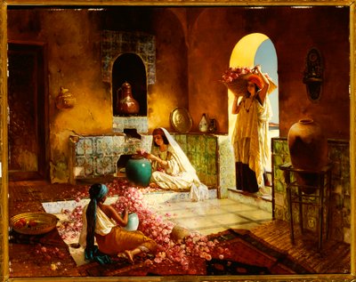 Güllerin Toplanması by Rudolphe Ernst