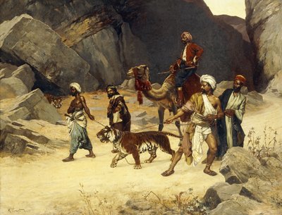 Kaplan Avı, 1896 by Rudolphe Ernst
