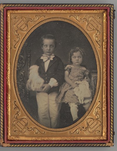 Bir Erkek ve Kızın İsimsiz Portresi, 1855. by Rufus Anson