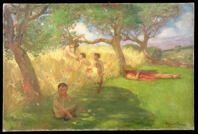 Satirler (tuval üzerine yağlı boya) by Rupert Charles Wolston Bunny