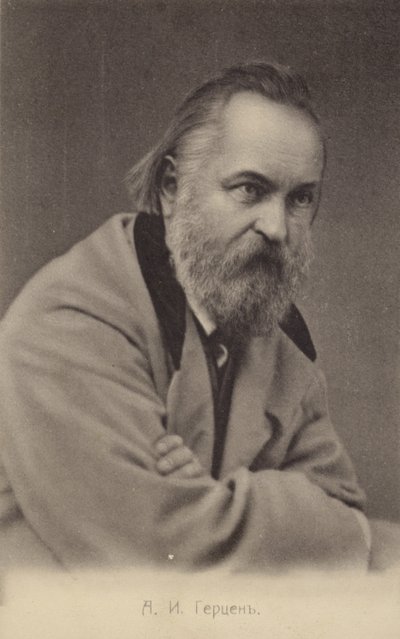 Alexander Herzen (1812-1870), Rus yazar ve düşünür by Russian Photographer