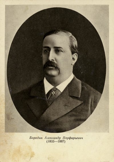 Alexander Porfiryevich Borodin, Rus besteci (1833-1887) by Russian Photographer