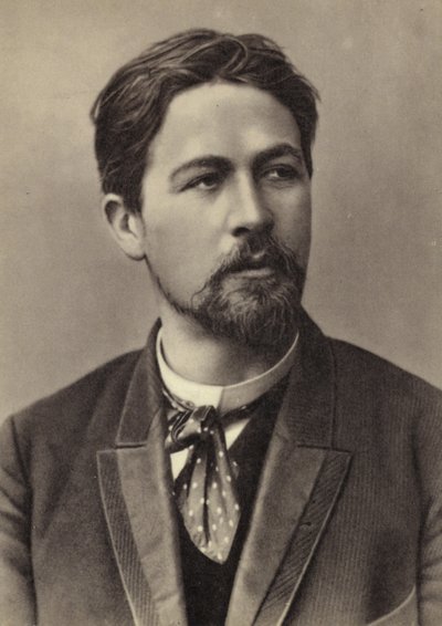Anton Çehov (1860-1904), Rus oyun yazarı ve kısa öykü yazarı, 1893 by Russian Photographer
