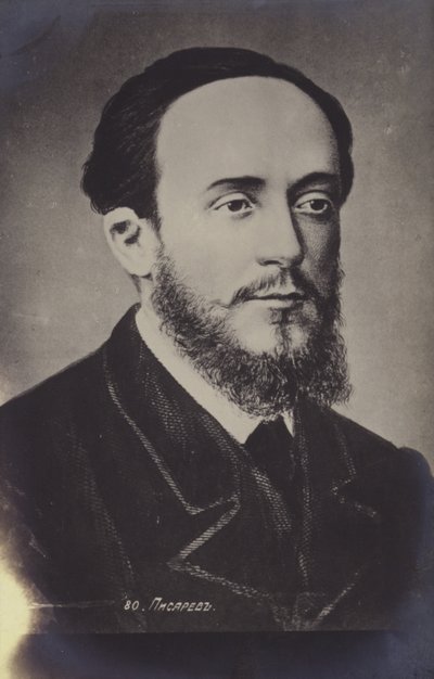 Dmitry Ivanovich Pisarev (1840-1868), radikal Rus yazar ve sosyal eleştirmen by Russian Photographer