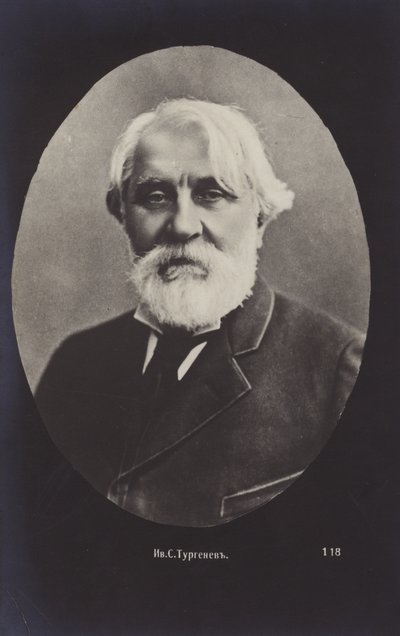 Ivan Turgenev (1818-1883), Rus romancı, kısa öykü yazarı ve oyun yazarı by Russian Photographer