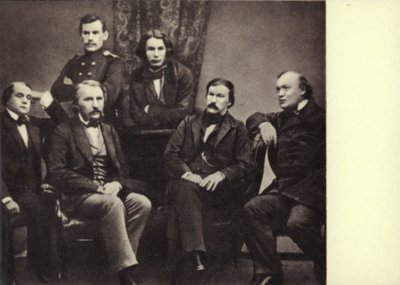LN Tolstoi, "Sovremennik" dergisinin yazarları-katkılarıyla, Petersburg by Russian Photographer