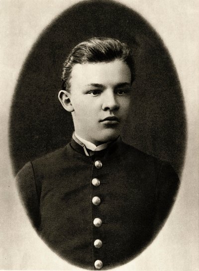 Lenin (Vladimir İlyiç Ulyanov şöyle dedi: by Russian Photographer