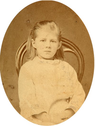Portre Lyubov F. Dostoyevskaya (1869-1926), yazar Fyodor Mikhailovitch Dostoyevski