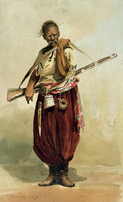 17. yüzyıl Zaporogue Kazak, 19. yüzyıl sonu by Russian School