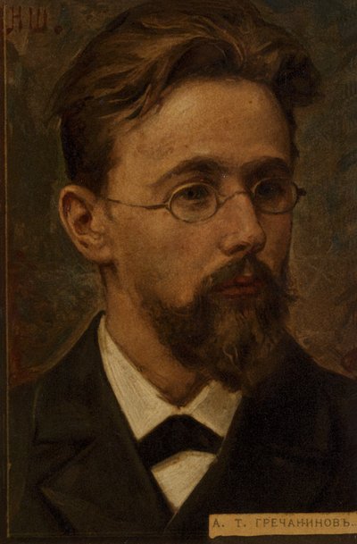 Alexander Gretchaninoff, Rus Romantik besteci (1864-1956) by Russian School